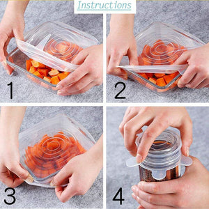 ULTIMATE FOOD PRESERVATION INSTANT LIDS - SET OF 12